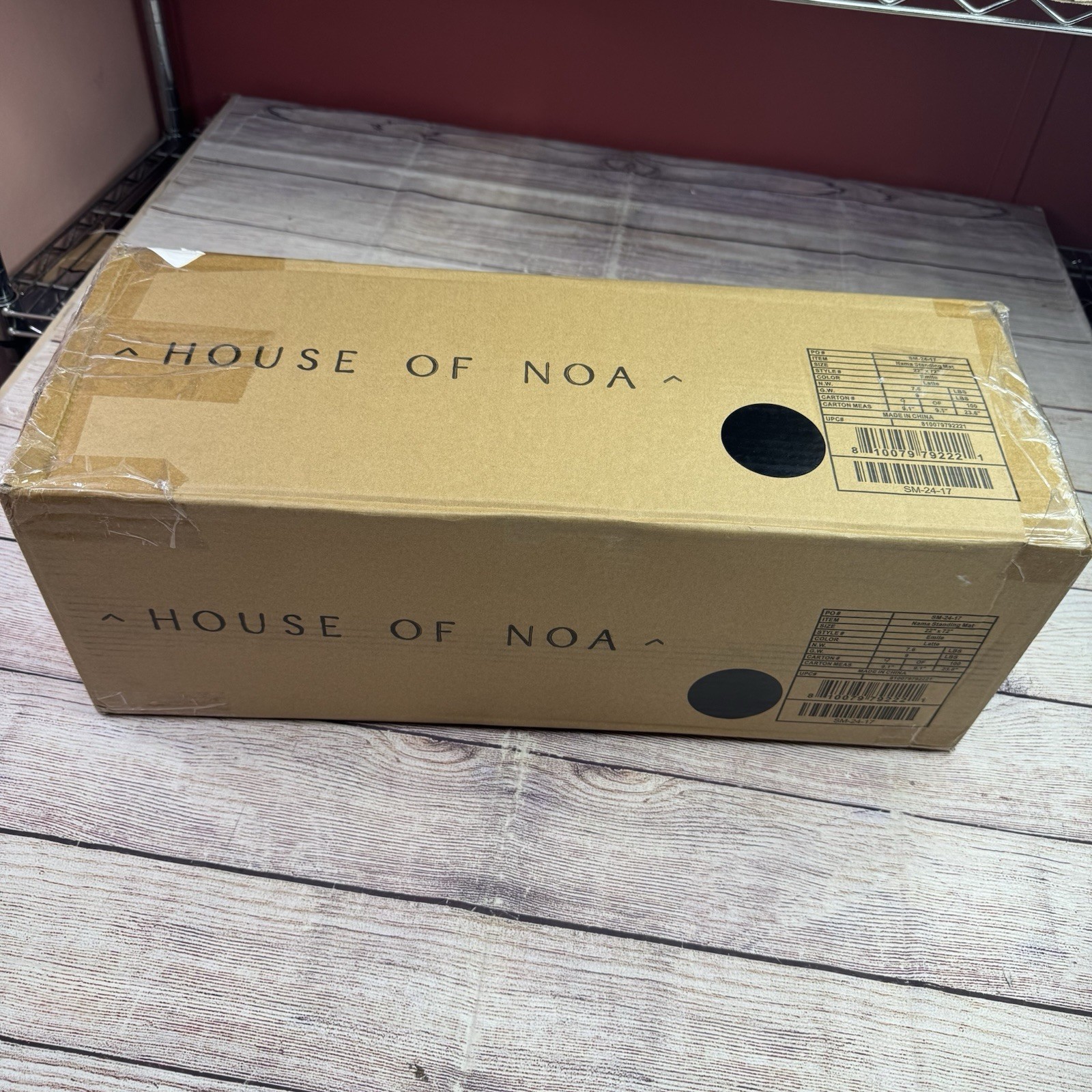 House Of Noa Standing Mat Anti-Fatigue Cushioned Kitchen Mats for Floor 72”X 22”