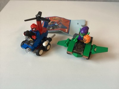 Lego Mini Spiderman und Green Goblin Minifiguren Marvel