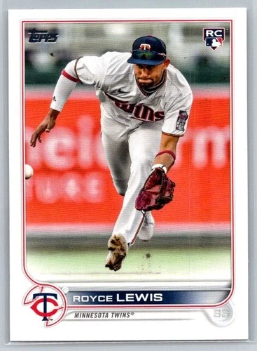2022 Topps Update Series - Royce Lewis #US105 Fielding a Groundball (RC)