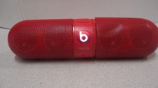 Beats Pill Portable Bluetooth Speaker -RED WORKS AS-IS