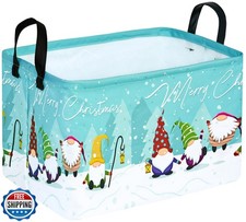 ACMUUNI Basket for Kids with Handles - Rectangle Storage Toys Bin Laundry Ham