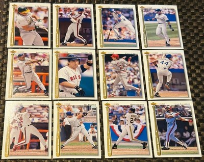 1992 Upper Deck Baseball Home Run Heroes Complete Your Set, You Pick One