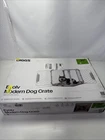 DIGGS Evolv Dog Crate Medium 30in Slim Durable Modular Kennel Removable Top Ash
