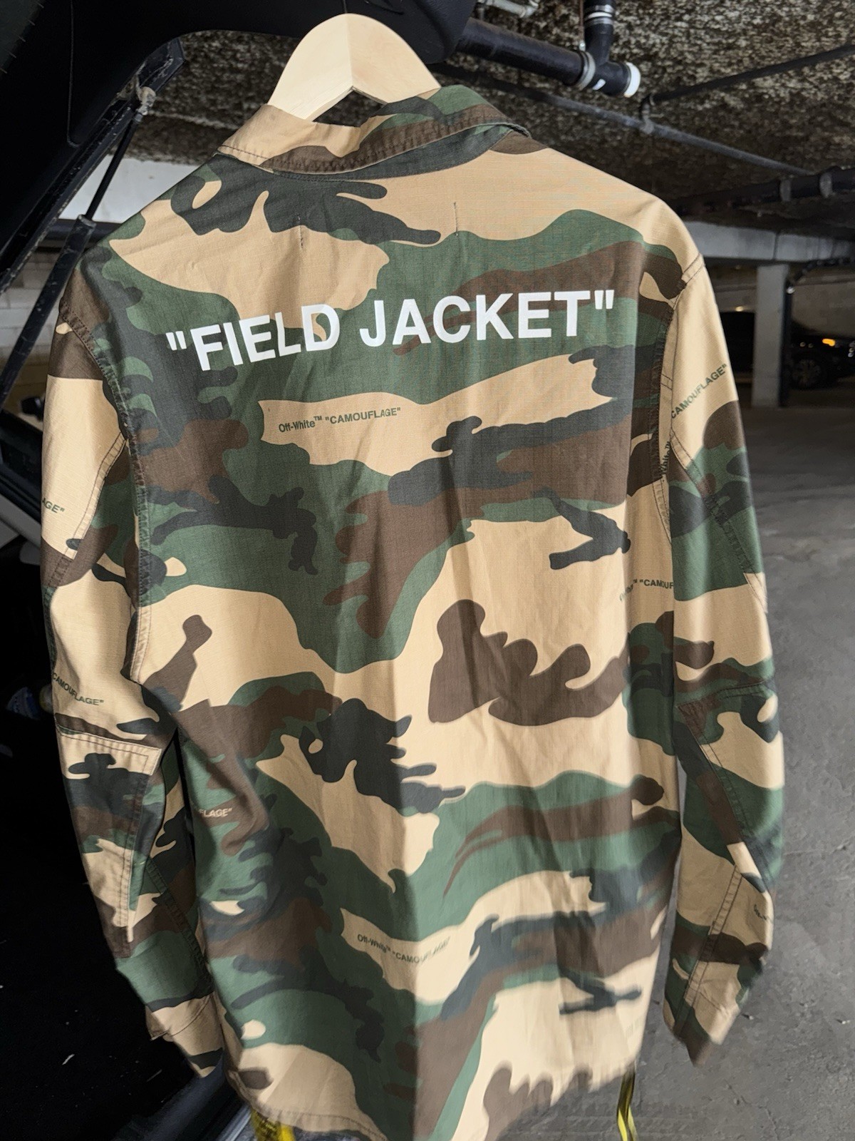 Off White Camo"Field Jacket"  Size Medium - image 3