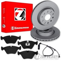 Zimmermann Bremsscheiben 325Mm + BelÄGe Vorne Passend FüR BMW Z4 E85 E86 3.0Si