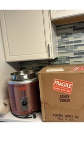 Rare Gold Medal Candy Apple Cooker Rose Pink Color Antique Poppers Supply Co