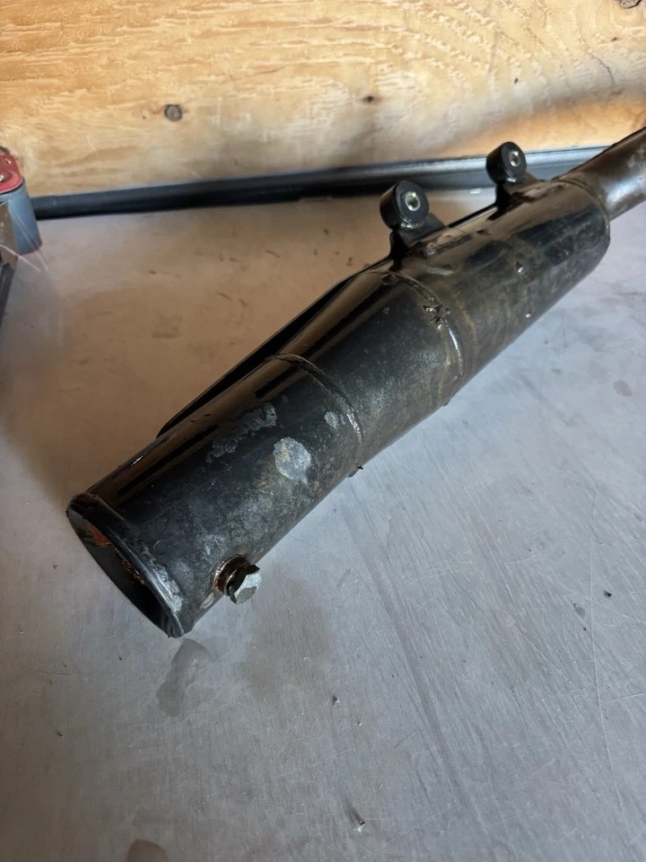 Suzuki SP 500 SP500 DR500 1982 conjunto de silenciador de escape OEM Foto 3 de 4