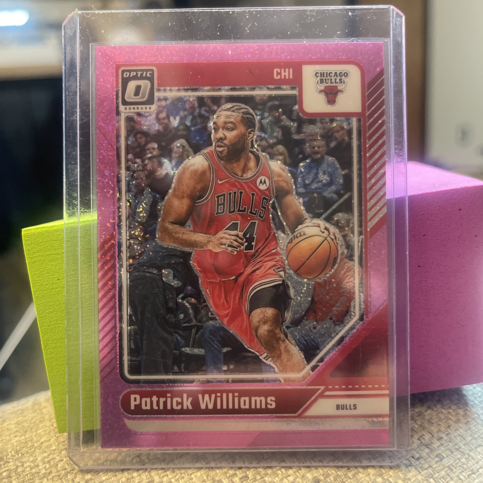 2024-25 Panini Donruss Optic - Patrick Williams No. 92 Pink Glitter /275