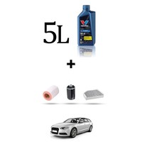 Hoffcar Set Service 3 Filter Und 5L ÖL FüR Audi A6 (C7) 2.0 Hybrid 180Kw Von 2