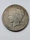1924-P Peace Silver Dollar, 90% Silver Coin, Very Original