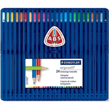 Staedtler Dreikant-Buntstift Ergosoft, 24Er Etui 1 Bis 20 Stk Spare 33%-image
