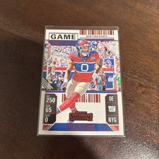 2024 Panini Contenders #74 Brian Burns Game Ticket Red