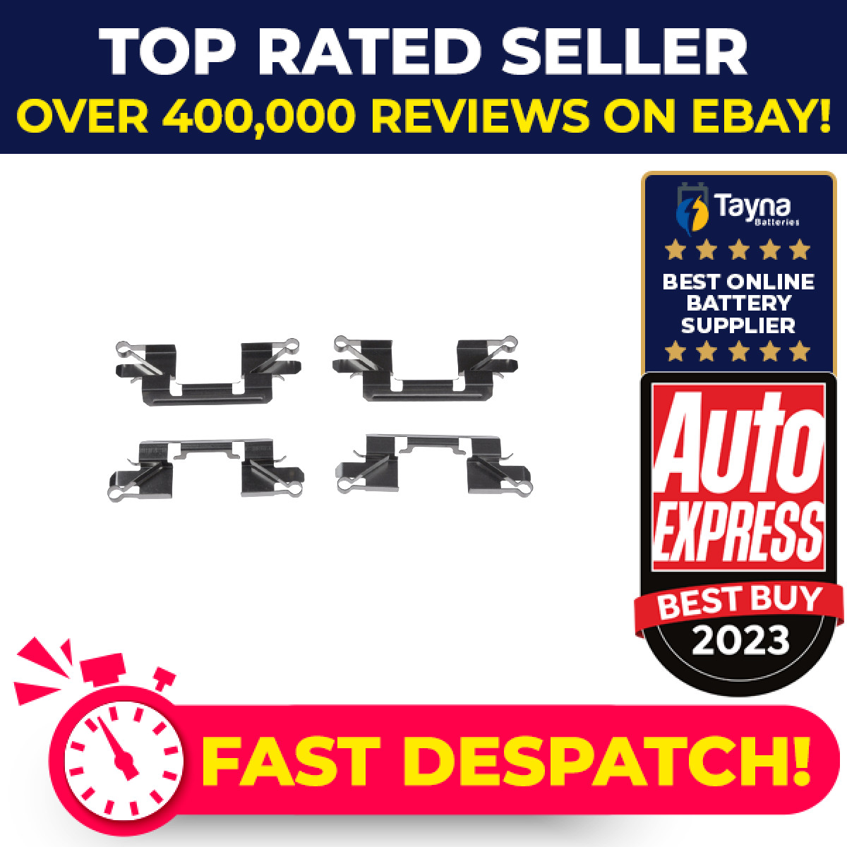 Brake Pad Fitting Kit Front ADC448602 Blue Print BRKFITTINGKIT164 Quality New
