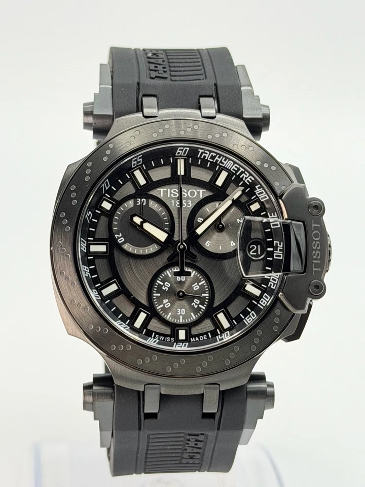 TISSOT T-Race Chronograph Anthracite Dial Men's Watch T115.417.37.061.03 - image 3 of 4
