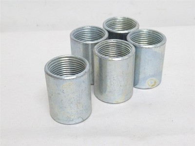240984 Old-Stock; Industry-Std 61UK85 Lot-5; Aluminum Conduit Couplers; 1NPT