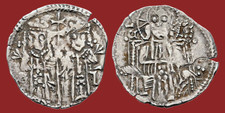 Serbia Stefan Uros V as tsar 1355-1371 Half Dinar silver