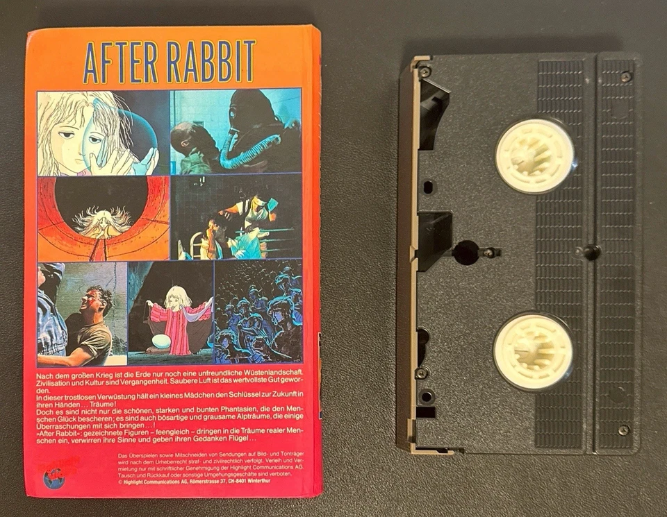 After Rabbit Flucht a.d. Zukunft FSK16 Highlight RAR Sammler Hardcover 1987 VHS - Bild 3 von 4