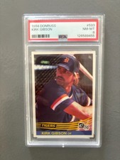 1984 Donruss Kirk Gibson - Detroit Tigers