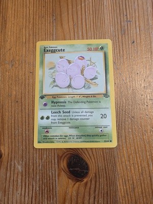 Pokémon TCG Exeggcute Jungle 52/64 Regular 1st Edition Common LP
