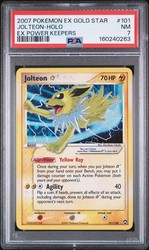 Jolteon Gold Star 101/108 EX Power Keepers Holo
