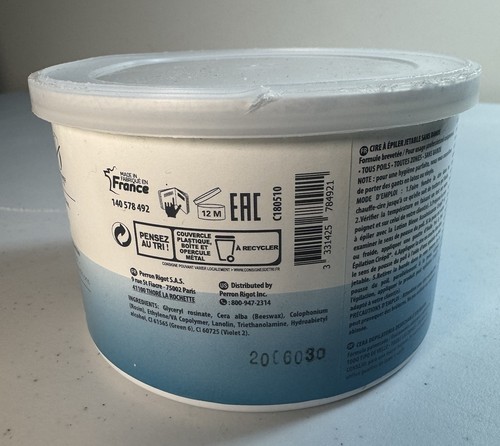 Cirepil The Original Blue Wax Beads by Perron Rigot - Tin, 400g/14.10 oz. NEW - Picture 3 of 3
