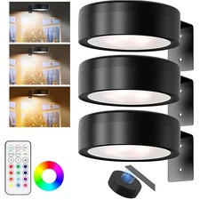 3X Kabellos Bildbeleuchtung Wandleuchte Innen LED Wandlampe mit Fernbedienung