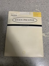 Evan-Picone Sensilke Sheer Control Top PantyHose Color Paris White Size Long