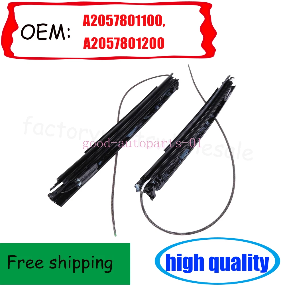 🔄 Kit De Reparación De Techo Corredizo (10 Piezas) – Para Mercedes Clase A, C, CLA, E Y Maybach 2009-2019 – Aftermarket Products