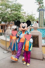 Boys 6-7Y Mickey Mouse 25th Anniversary California Colorblock 3pc Jacket Set