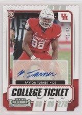 2021 Contenders Draft Picks College Ticket Stub 59/98 Payton Turner Auto 6u3