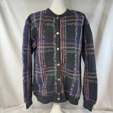 Vtg Country Sophisticates by Pendleton Plaid Cardigan Sweater Womens M Preppy