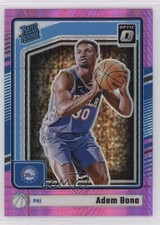 2024-25 Panini Donruss Optic Rated Rookie Pink Hyper Prizm Adem Bona #281 hu1