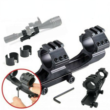 One Piece Offset Cantilever Scope Mount 1 inch/30mm Dual Ring for Picatinny Rail