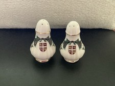 Royal Adderley Fine Bone China Newfoundland Tartan Salt And Pepper Set, Vintage