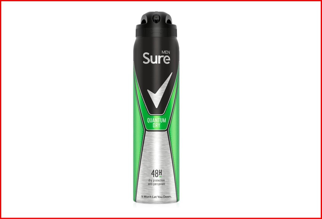 Sure Men Anti-Perspirant Aerosol Quantum Dry  6X250 ML