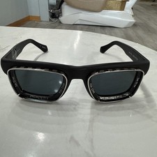 Louis Vuitton Size 50mm Sunglasses Men's Black Silver pretruding with Bag