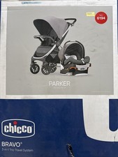 Chicco Bravo 3-in-1 Trio Travel System, Bravo Quick-Fold Stroller with KeyFit