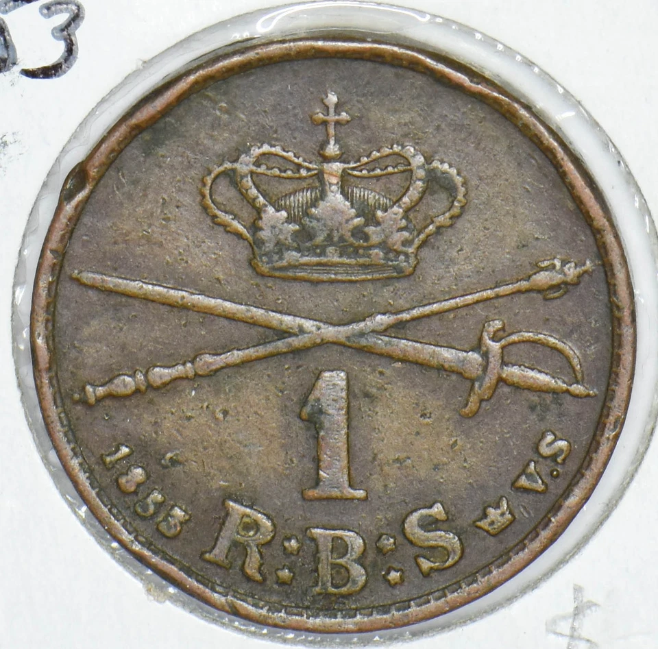 Denmark 1853 Fredericvs VII RigsbankSkilling 290934 combine shipping - Image 2 of 2