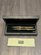 Cross Classic Century 10K Gold Filled/Rolled Gold Ballpoint Pen & Pencil Set