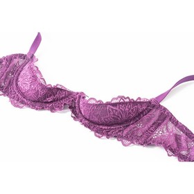 Women's Lace Half Cup Bra Underwired Bra Sexy Open Nipple Sleepwear Lingerie ~⇘