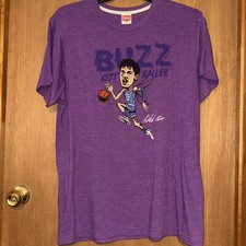 Men’s Homage Hornets #2 Purple Buzz City Baller Tshirt Size XL Made In USA VTG