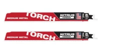 Milwaukee 9" 10 TPI TORCH Nitrus Carbide Metal Reciprocating Saw Blade-2 SET