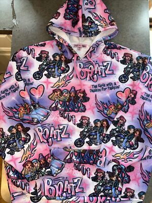 Dolls kill x bratz Oversized hoodie Airbrush style Bratz Doll