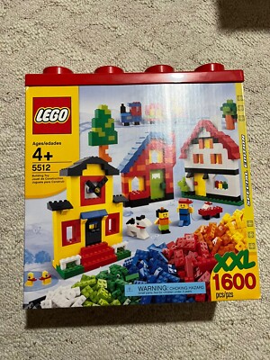 LEGO 5512 XXL Brick Box 1600 Pcs Bulk Building Set NEW