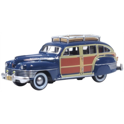 Oxford 87CB42002 Chrysler T + C Woody Wagon 1942 South Sea Blue 1/87