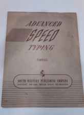 Advanced Speed Typing by Tidwell Instructional Booklet Vintage thumbnail