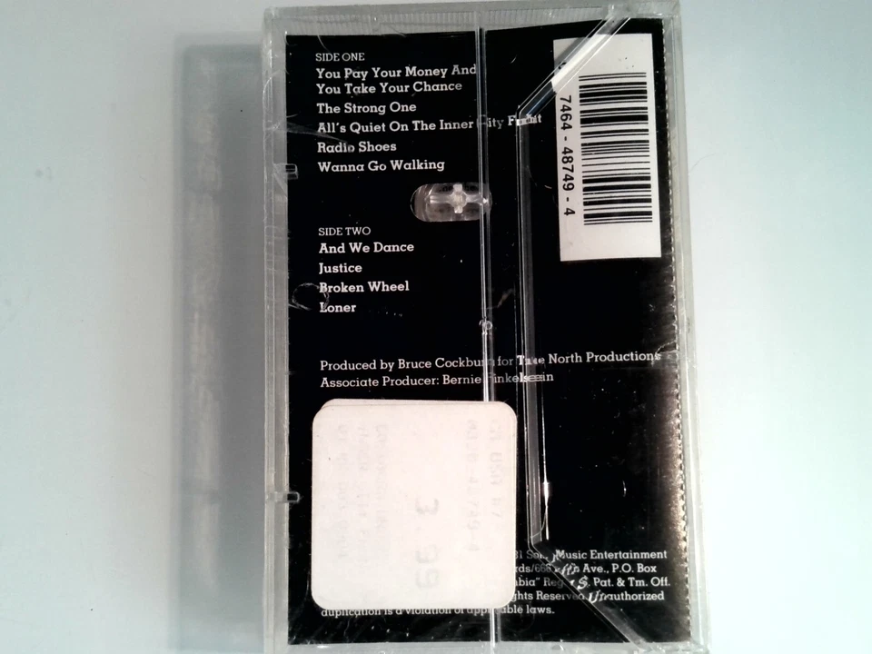 Bruce Cockburn Inner City Front (Cassette) New Sealed - Image 2 of 2