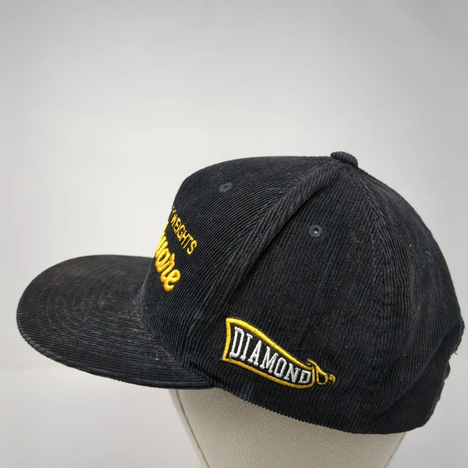 Gorra Heavyweights Hardware Snapback negra talla única pana diamante Foto 3 de 4