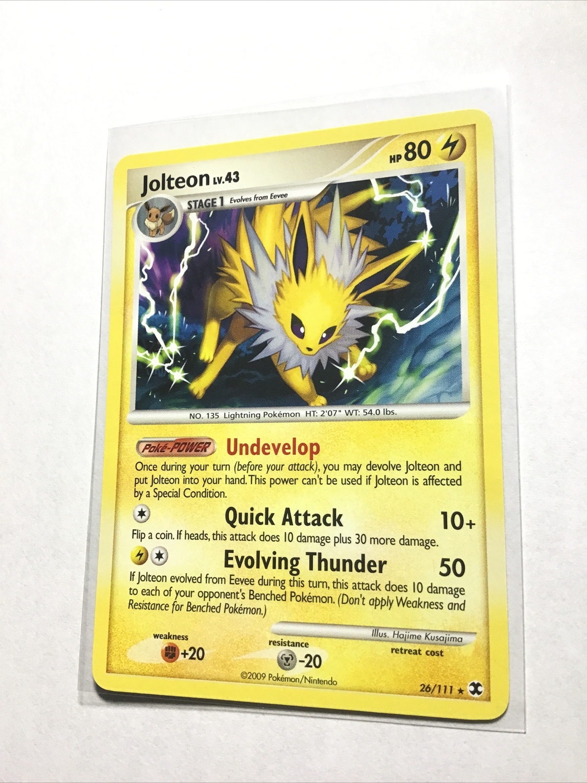 JOLTEON - 26/111 - Rising Rivals - Pokemon Card - NM