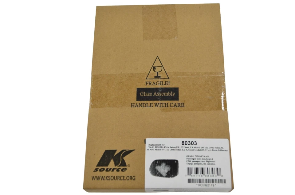 Conjunto Cristal Repuesto K Source Compatible con 03-09 Kia Sorento, Derecha Foto 3 de 4